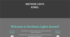 Desktop Screenshot of northernlightskennels.com
